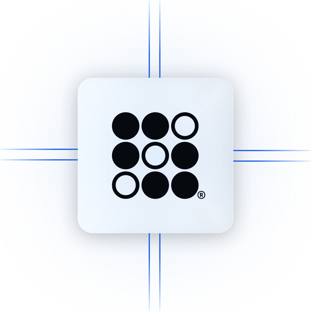 The Team dot matrix graphic