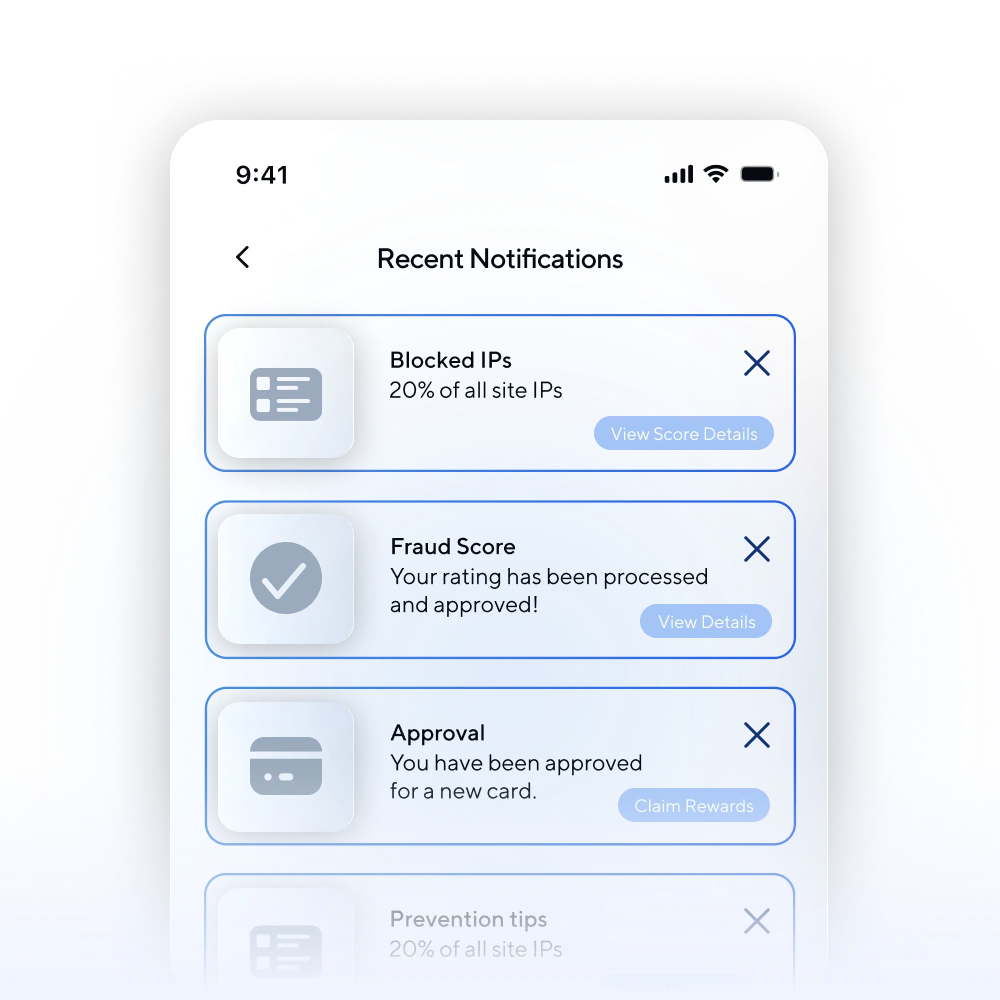 Fraud monitoring dashboard