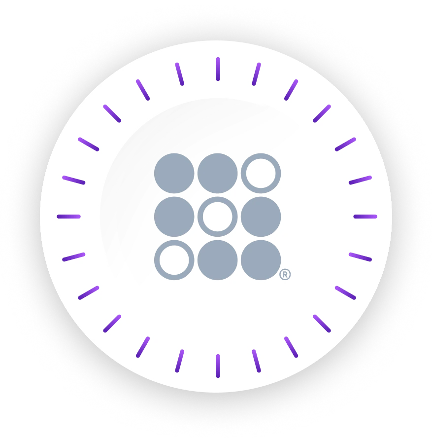 Dynamic funding dial graphic